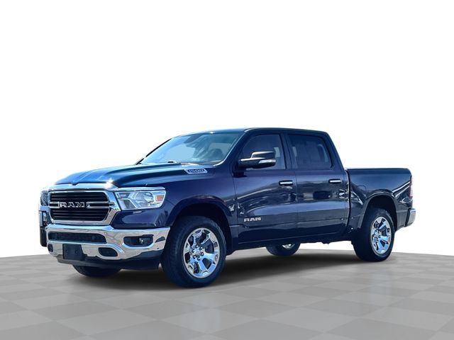Patriot Blue Pearlcoat 2019 RAM 1500 Big Horn Crew Cab 4WD Pickup Truck Four-Wheel Drive 8-Speed Automatic