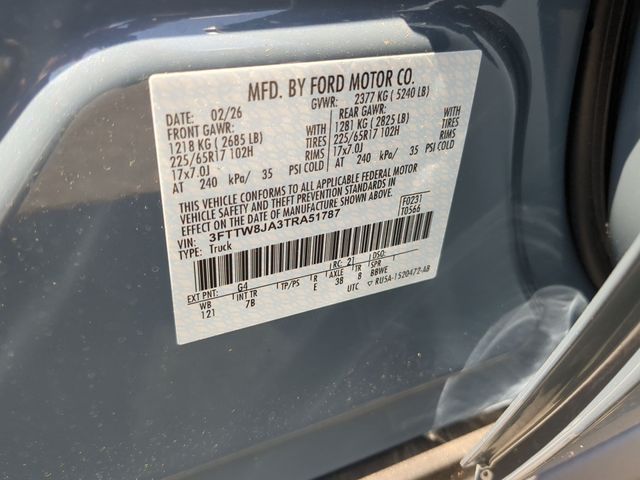New 2026 Azure Gray Metallic Tri-Coat Ford XLT image 47