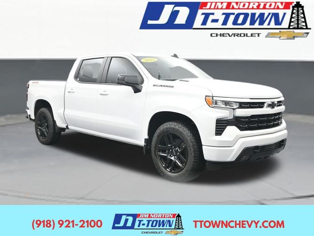Summit White 2025 Chevrolet Silverado 1500 Pickup Truck Four-Wheel Drive 8-Speed Automatic