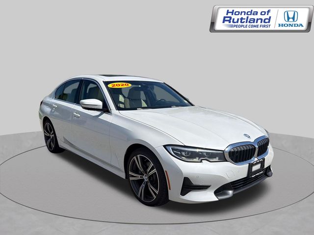 Mineral White Metallic 2020 BMW 3 Series Sedan All-Wheel Drive 8-Speed Automatic