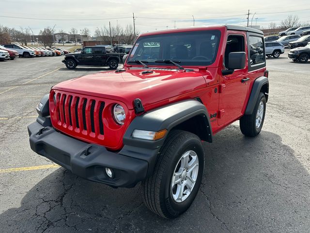 Used 2021 Jeep Wrangler Sport S with VIN 1C4GJXAN3MW792436 for sale in Kansas City