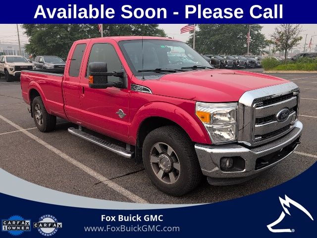 Vermillion Red 2013 Ford F-350 Super Duty Pickup Truck 4X2 6-Speed Automatic Overdrive