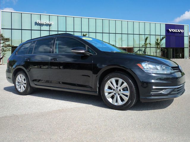 Deep Black Pearl Metallic 2018 Volkswagen Golf SportWagen 1.8T S 4Motion AWD Wagon All-Wheel Drive 6-Speed Dual Clutch
