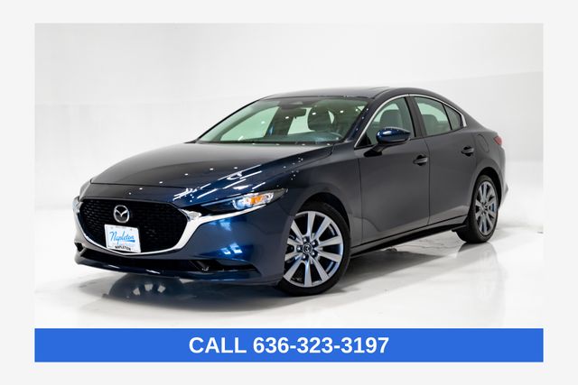 Deep Crystal Blue Mica 2025 Mazda MAZDA3 Sedan Front-Wheel Drive 6-Speed Automatic