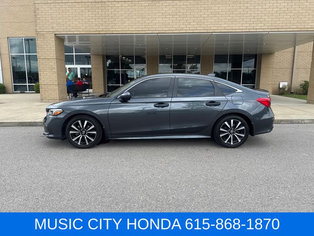 Crystal Black Pearl 2024 Honda Civic Sedan Front-Wheel Drive Continuously Variable Transmission