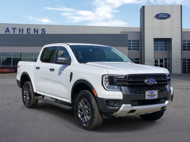 Oxford White 2026 Ford Ranger XLT SuperCrew 4WD Pickup Truck Four-Wheel Drive Automatic
