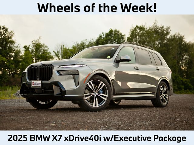 Skyscraper Gray Metallic 2025 BMW X7 SUV / Crossover All-Wheel Drive 8-Speed Automatic