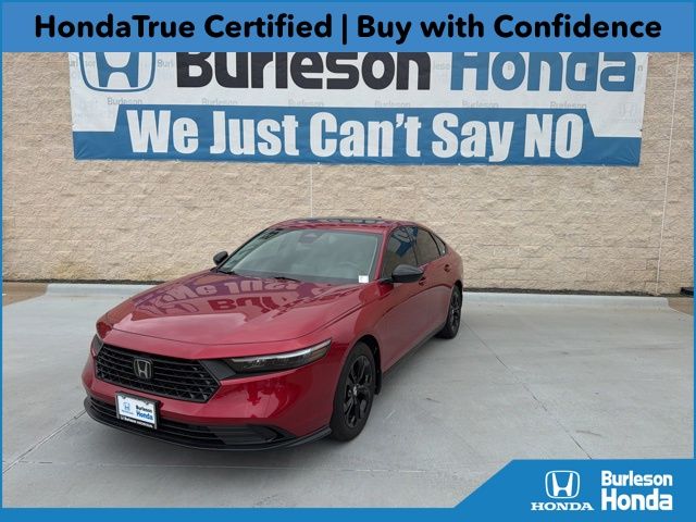 San Marino Red 2025 Honda Accord SE FWD Sedan Front-Wheel Drive Continuously Variable Transmission