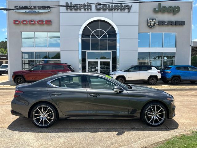 Gray 2023 Genesis G70 Sedan Rear-Wheel Drive 8-Speed Automatic
