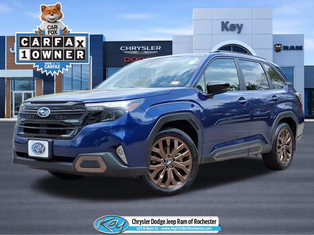 Sapphire Blue Pearl 2025 Subaru Forester SUV / Crossover All-Wheel Drive Continuously Variable Transmission