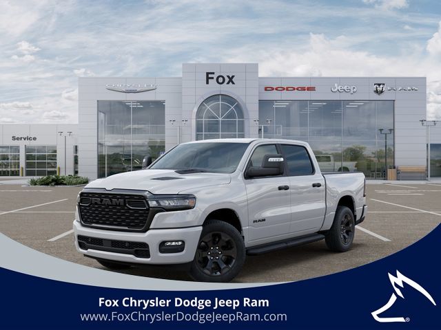 Bright White Clearcoat 2026 RAM 1500 Express Crew Cab 4WD Pickup Truck Four-Wheel Drive 8-Speed Automatic