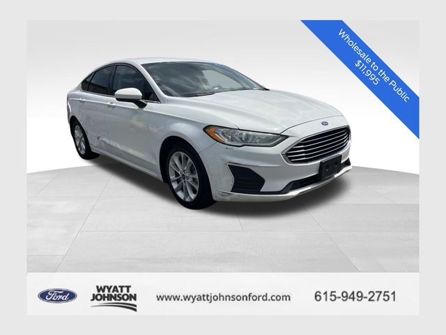 Oxford White 2019 Ford Fusion Sedan Front-Wheel Drive 6-Speed Automatic