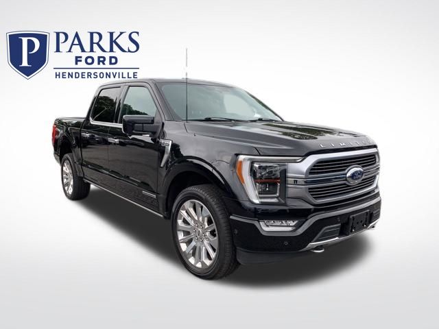 Agate Black Metallic 2023 Ford F-150 Limited SuperCrew 4WD Pickup Truck Four-Wheel Drive Automatic