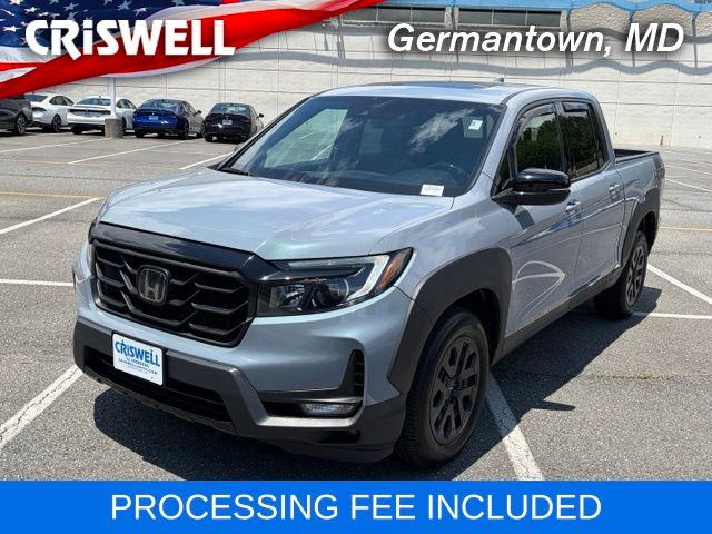Sonic Gray Pearl 2023 Honda Ridgeline Pickup Truck All-Wheel Drive 9-Speed Automatic