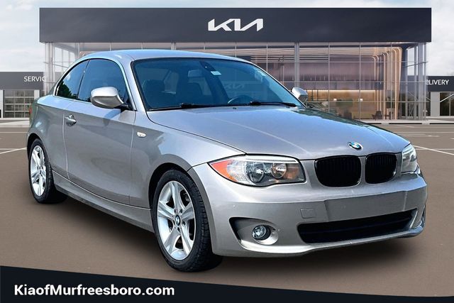 Silver Metallic 2013 BMW 1 Series Coupe Rear-Wheel Drive 6-Speed Automatic