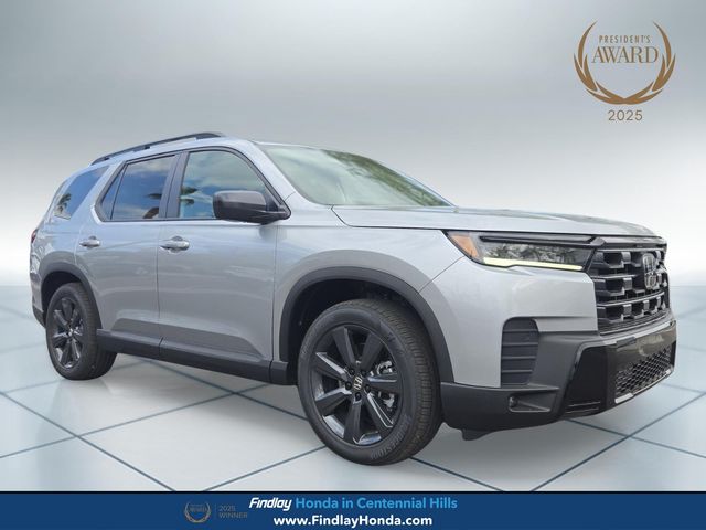 Solar Silver Metallic 2026 Honda Pilot SUV / Crossover Front-Wheel Drive Automatic