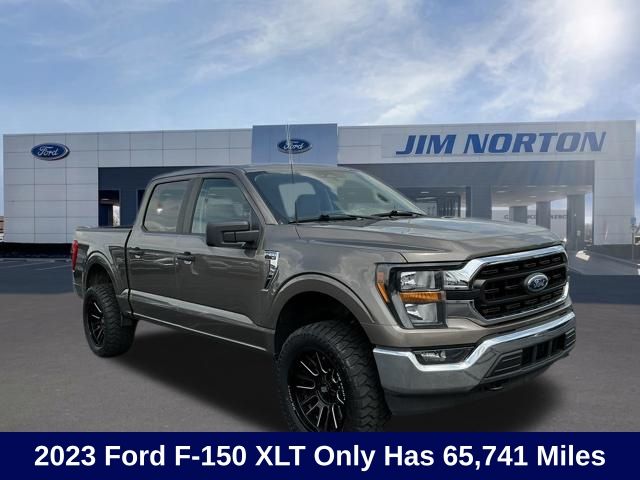 Stone Gray Metallic 2023 Ford F-150 Pickup Truck Four-Wheel Drive Automatic