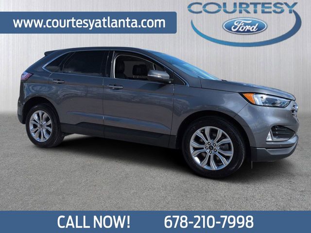 Carbonized Gray Metallic 2024 Ford Edge SUV / Crossover All-Wheel Drive 8-Speed Automatic