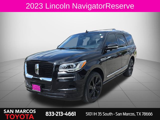 Infinite Black Metallic Clearcoat 2023 Lincoln Navigator SUV / Crossover Four-Wheel Drive Automatic