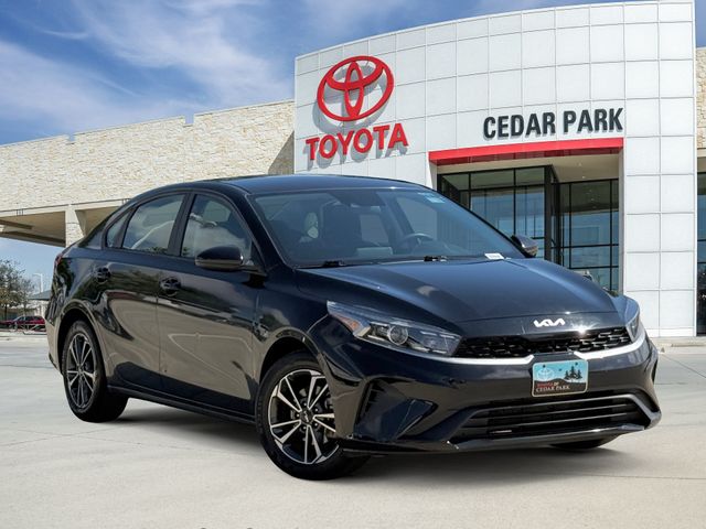 Aurora Black 2023 Kia Forte Sedan Front-Wheel Drive Continuously Variable Transmission