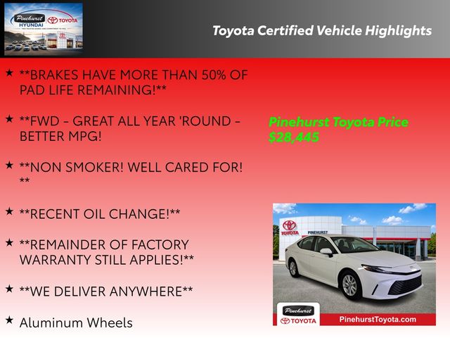 Used 2025 Toyota Camry Sedan