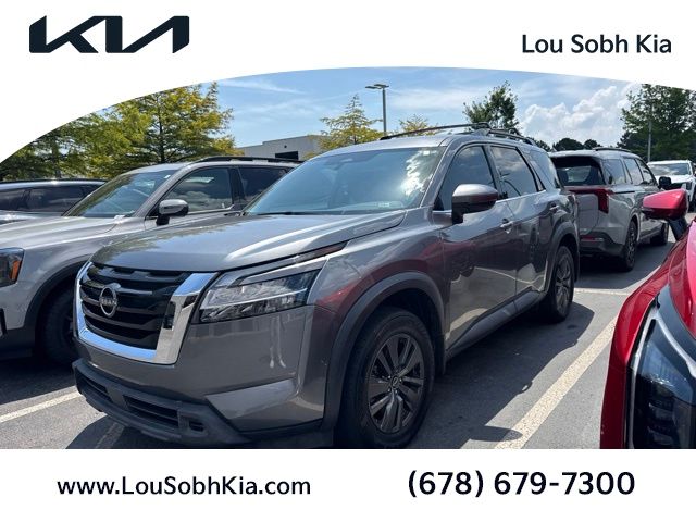 Gray (Gun Metallic) 2022 Nissan Pathfinder SUV / Crossover Front-Wheel Drive 9-Speed Automatic