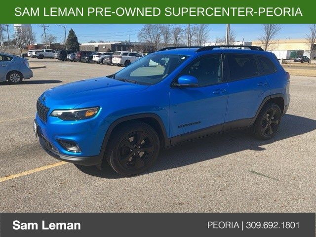 Hydro Blue Pearlcoat 2021 Jeep Cherokee SUV / Crossover Front-Wheel Drive 9-Speed Automatic