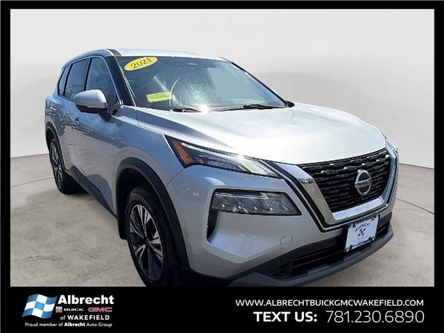 Brilliant Silver Metallic 2021 Nissan Rogue SV AWD SUV / Crossover All-Wheel Drive Continuously Variable Transmission