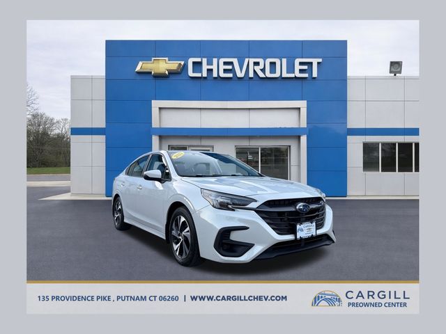 Crystal White Pearl 2023 Subaru Legacy Premium AWD Sedan All-Wheel Drive Continuously Variable Transmission