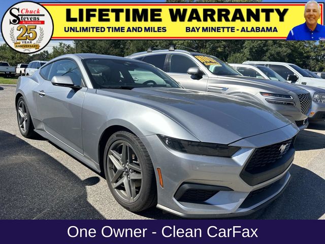 Silver Metallic 2025 Ford Mustang Coupe Rear-Wheel Drive Automatic