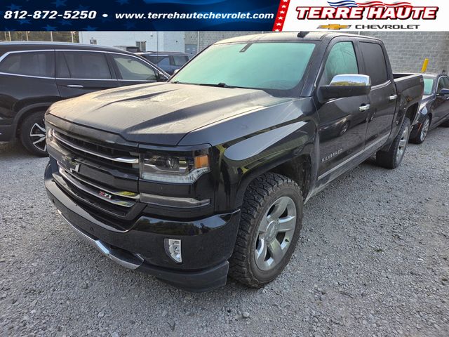 Black 2017 Chevrolet Silverado 1500 Pickup Truck Four-Wheel Drive 8-Speed Automatic Overdrive