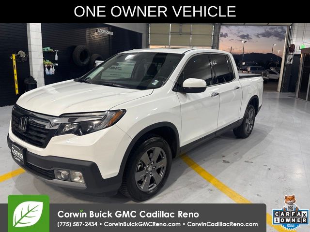 Platinum White Pearl 2020 Honda Ridgeline Pickup Truck All-Wheel Drive 9-Speed Automatic