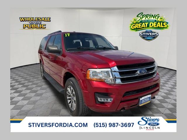 Ruby Red Metallic 2017 Ford Expedition EL XLT 4WD SUV / Crossover Four-Wheel Drive 6-Speed Automatic