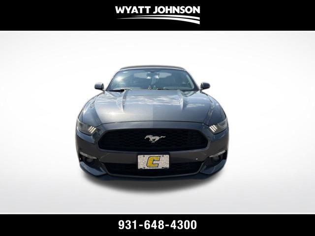Black (Charcoal) 2017 Ford Mustang Convertible Rear-Wheel Drive 6-Speed Automatic