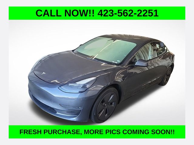 Gray 2023 Tesla Model 3 Long Range AWD Sedan All-Wheel Drive 1-Speed Automatic