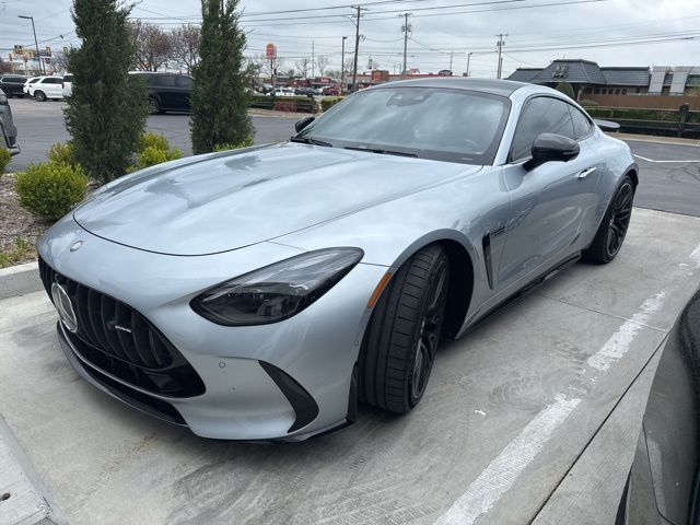 Cirrus Silver Metallic 2025 Mercedes-Benz AMG GT 55 4MATIC Coupe All-Wheel Drive 9-Speed Automatic