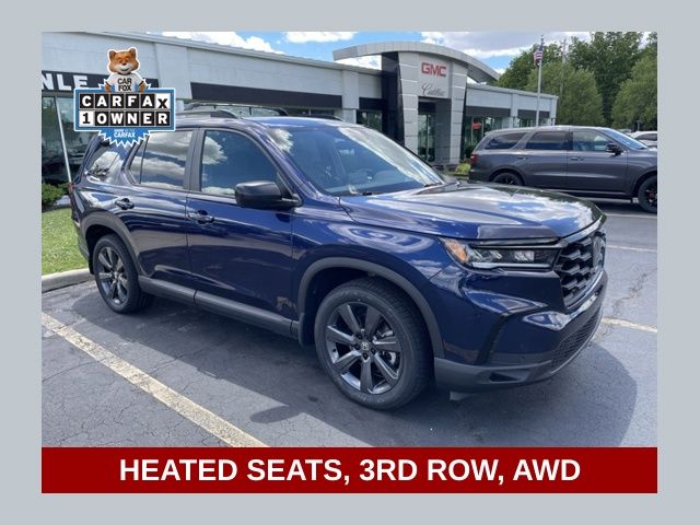 Blue 2025 Honda Pilot SUV / Crossover All-Wheel Drive Automatic