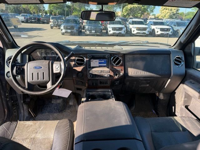 2011 Dark Blue Pearl Metallic Ford Super Duty F-350 SRW Lariat 4X4 Truck