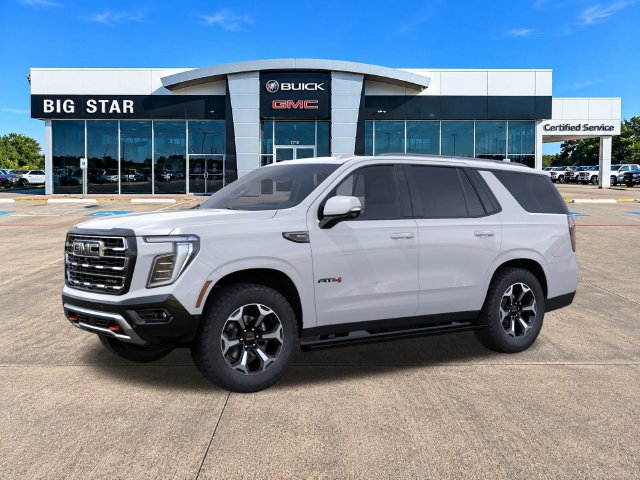 2026 GMC Yukon AT4 White at Big Star Chrysler Jeep Dodge Ram 