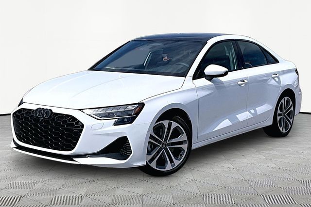 White 2026 Audi A3 Sedan All-Wheel Drive 7-Speed Automatic