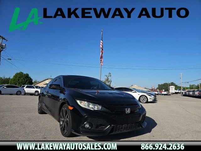 Gray (Modern Steel Metallic) 2018 Honda Civic Coupe Si Coupe Front-Wheel Drive 6-Speed Manual