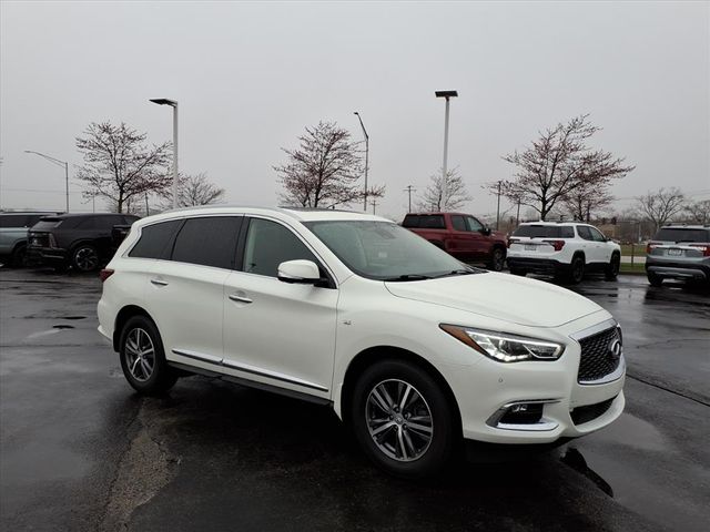 Majestic White 2020 INFINITI QX60 Luxe AWD SUV / Crossover All-Wheel Drive Continuously Variable Transmission