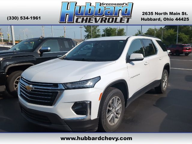Summit White 2023 Chevrolet Traverse SUV / Crossover Front-Wheel Drive 9-Speed Automatic