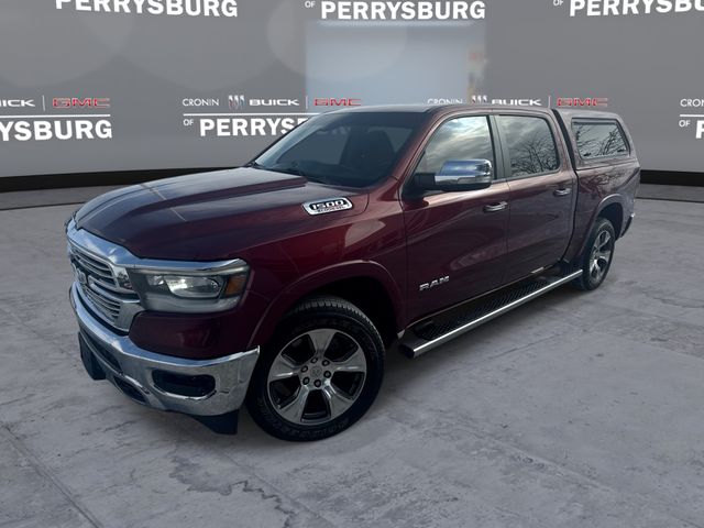 Delmonico Red Pearlcoat 2020 RAM 1500 Laramie Crew Cab 4WD Pickup Truck Four-Wheel Drive 8-Speed Automatic