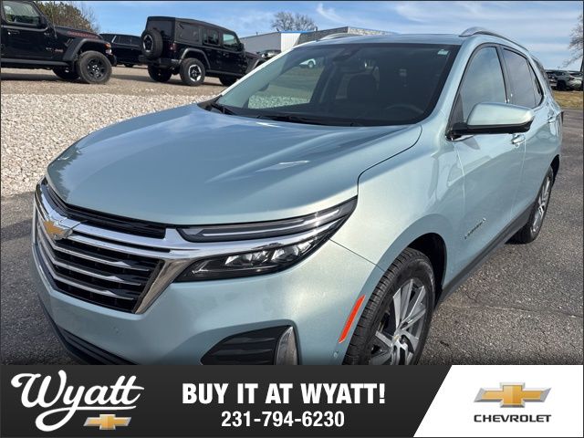 Seaglass Blue Metallic 2022 Chevrolet Equinox Premier AWD with 1LZ SUV / Crossover Four-Wheel Drive 6-Speed Automatic Overdrive