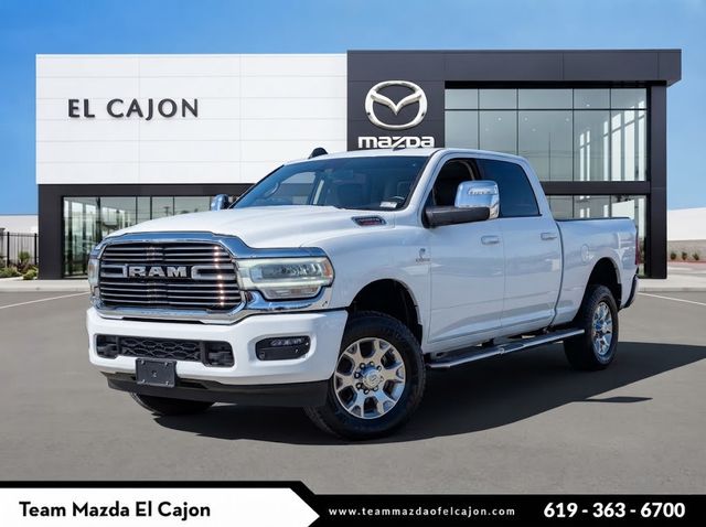 Bright White Clearcoat 2024 RAM 2500 Pickup Truck Four-Wheel Drive 6-Speed Automatic