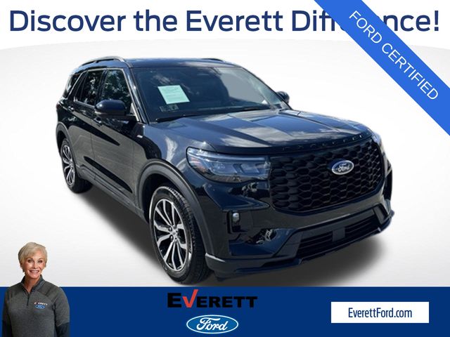 Black Metallic 2025 Ford Explorer SUV / Crossover Rear-Wheel Drive Automatic