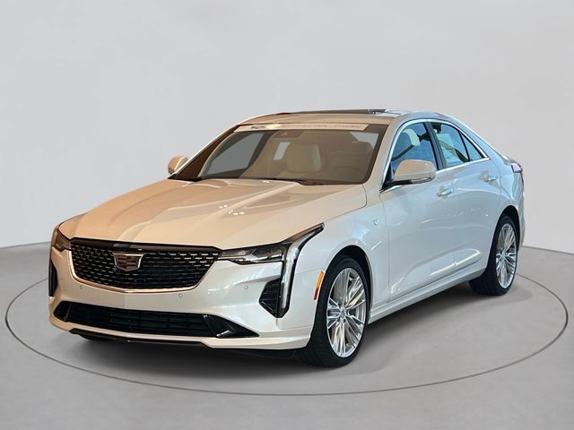 Crystal White Tricoat 2025 Cadillac CT4 Sedan All-Wheel Drive 8-Speed Automatic