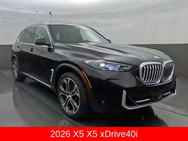 Black Sapphire Metallic 2026 BMW X5 SUV / Crossover All-Wheel Drive 8-Speed Automatic