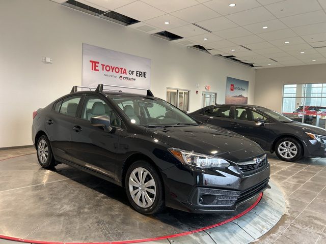 Crystal Black Silica 2022 Subaru Impreza Sedan AWD Sedan All-Wheel Drive Continuously Variable Transmission